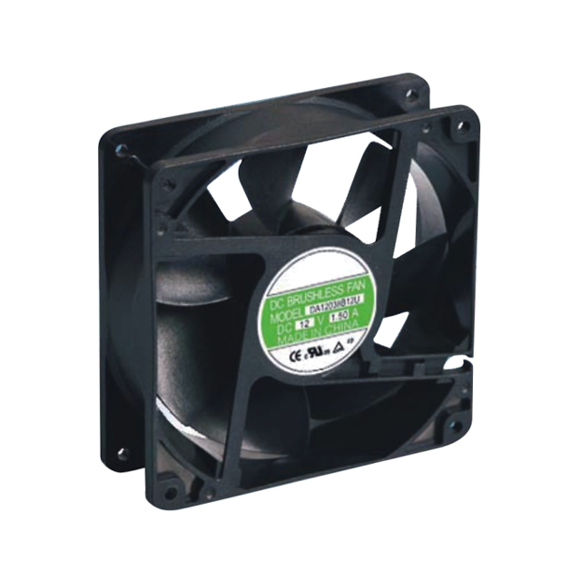 Ventilador de refrigeración industrial de alta capacidad DC 12038