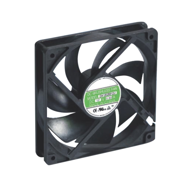 Ventilador de refrigeración silencioso de alto flujo de aire DC 12025