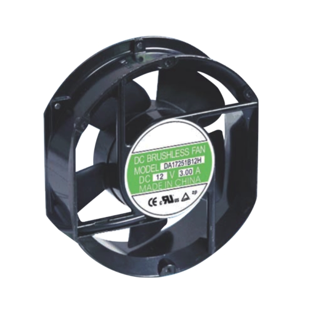 17251 Ventilador axial de escape de ventilación DC 12V/24V/48V 172mm