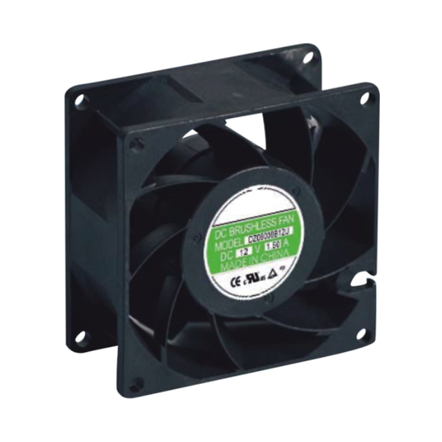 Potente ventilador de refrigeración axial industrial DC 8038