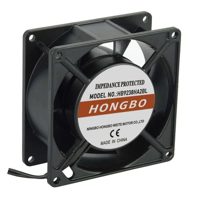 Robusto ventilador de refrigeración axial AC 9238 de alto rendimiento de 92 mm x 92 mm x 38 mm