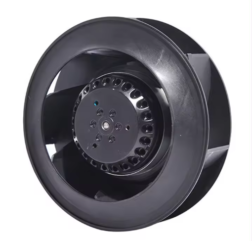 Ventilador centrífugo de hoja curvada hacia atrás de 255x075 mm 