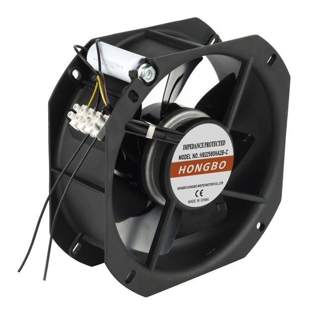 Ventilador de refrigeración de ventilación industrial AC 22580 de alto rendimiento de 225 mm * 225 mm * 80 mm