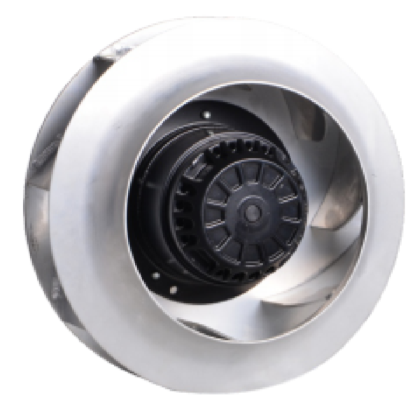 Ventilador centrífugo de aspas curvadas hacia atrás de 250x100 mm