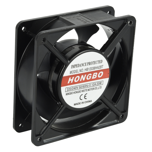 Ventilador de refrigeración industrial de alto rendimiento AC 12038