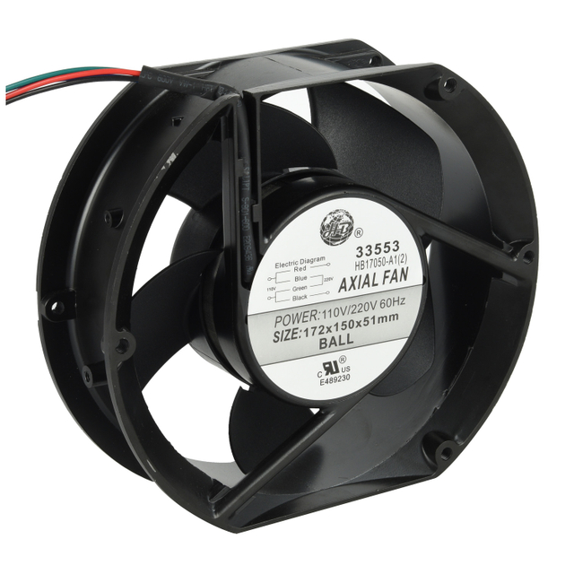Ventilador de alta eficiencia AC de doble voltaje 17251